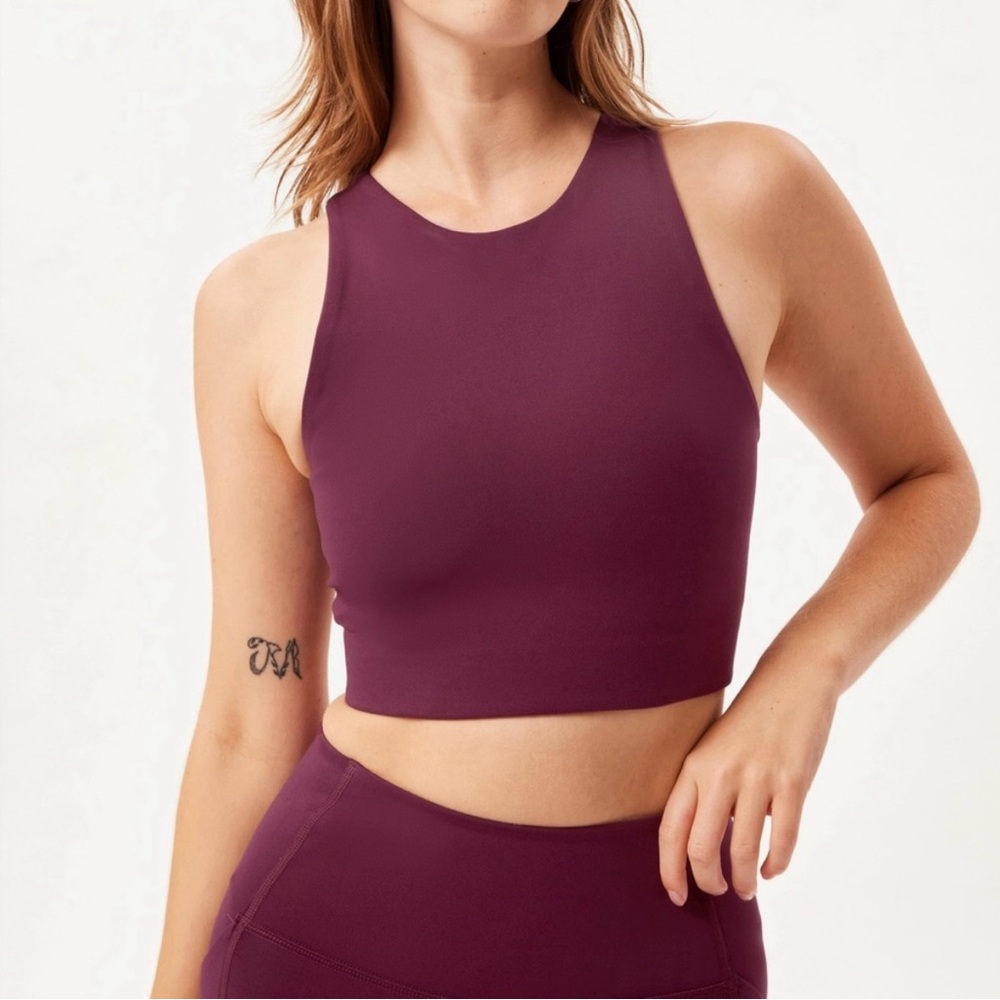 Girlfriend Collective Dylan Bra - Plum (NWT)